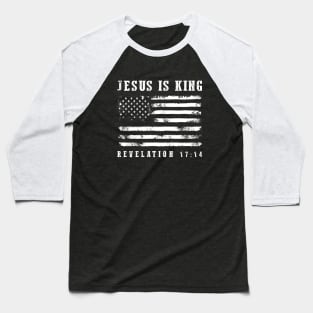 Jesus Is King Revelation Baseball T-Shirt